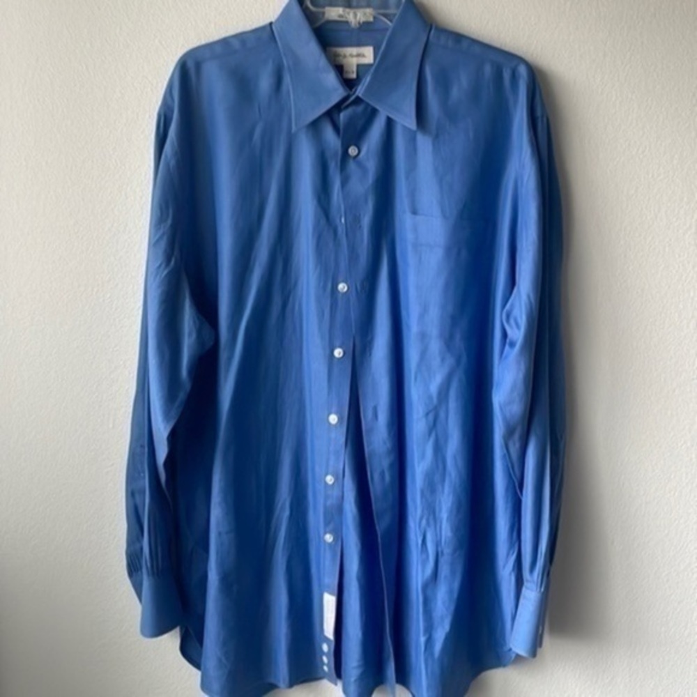 John W Nordstrom shirt men’s blue dress shirt size 16.5